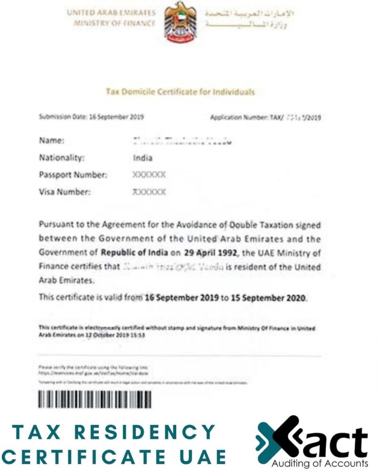 How to Obtain Tax Residency Certificate (TRC) in UAE? TRC UAE