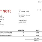 Tax Credit Note under VAT in UAE