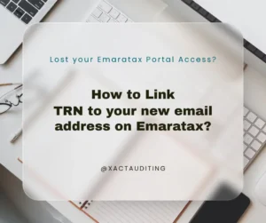 Link TRN to new email address on emaratax