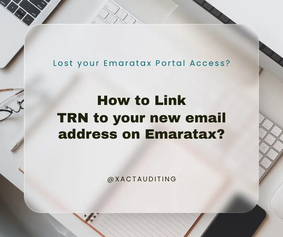 Link TRN to new email address on emaratax